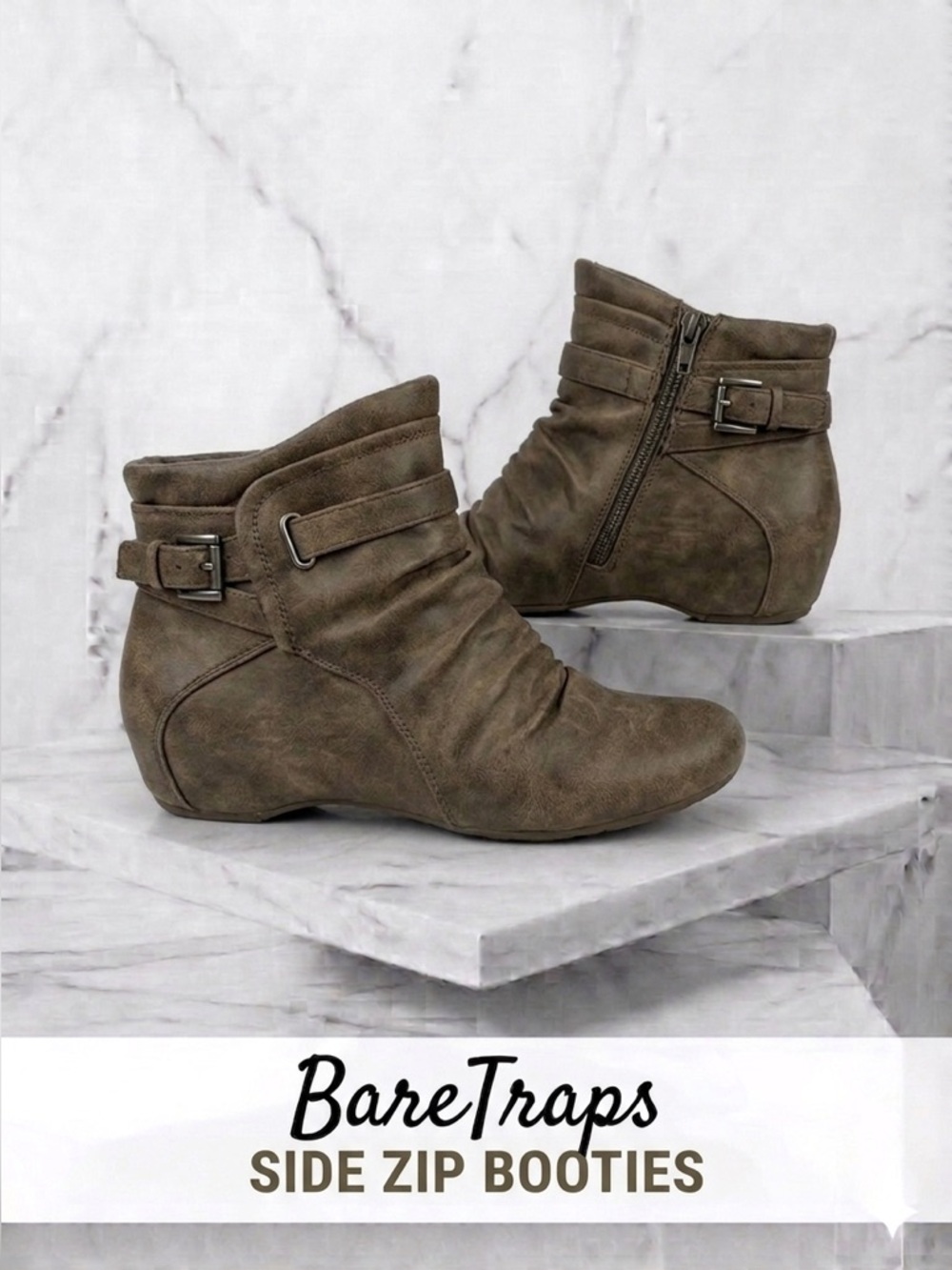 BareTraps Women’s Brown / Taupe Boots Excellent Condition! size 8